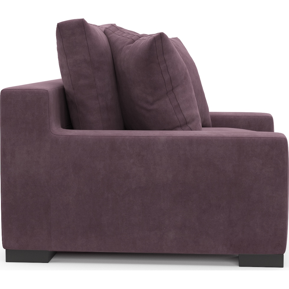 ethan purple chair and a half   