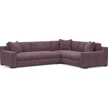 ethan purple sectional   