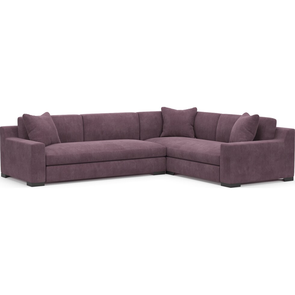 ethan purple sectional   