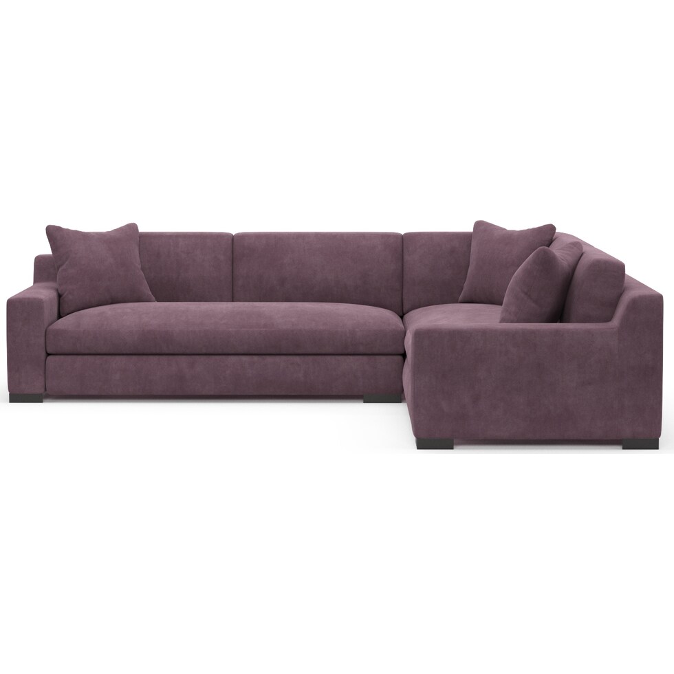 ethan purple sectional   
