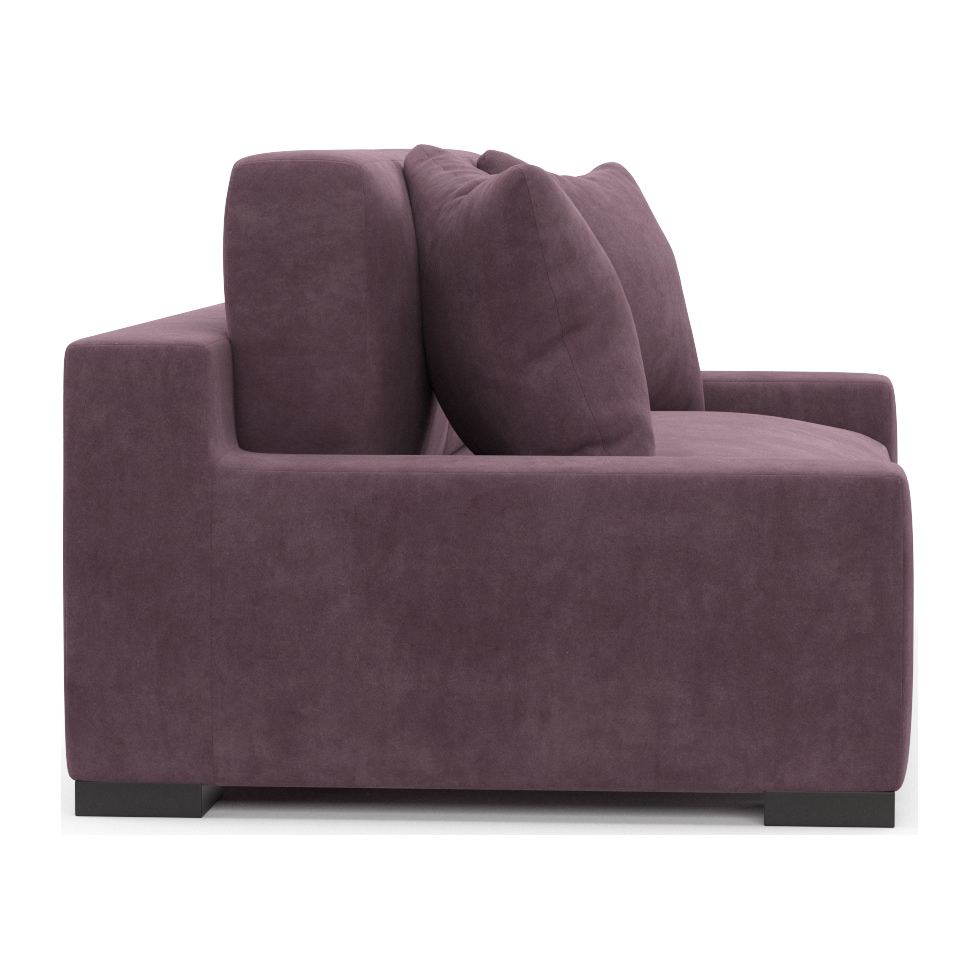 ethan purple sofa   