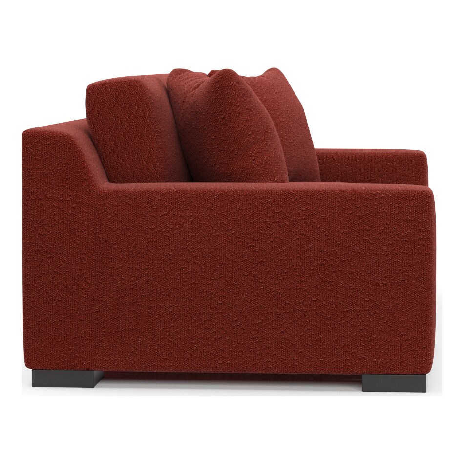 ethan red sofa   