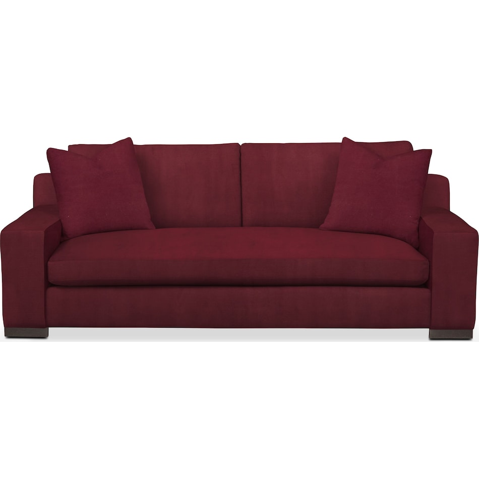ethan red sofa   