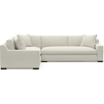 ethan white  pc sectional with right facing sofa   