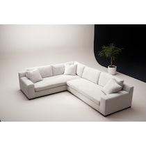 ethan white  pc sectional with right facing sofa   