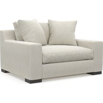 ethan white chair and a half   