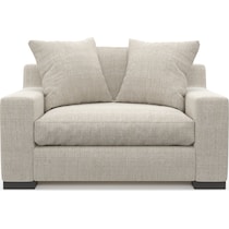 ethan white chair and a half   