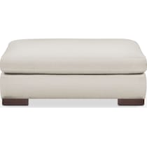 ethan white ottoman   