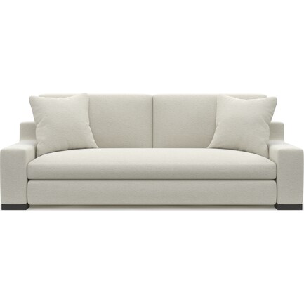 Ethan Hybrid Comfort Sofa - Living Large White