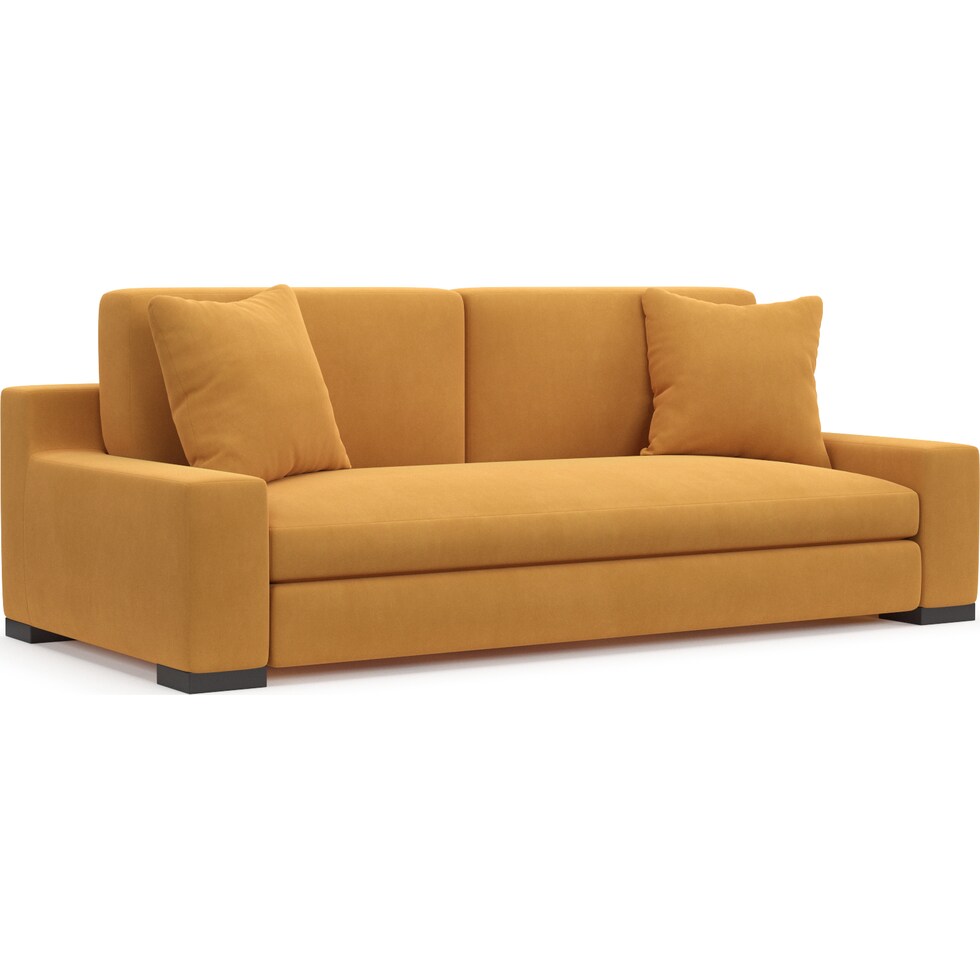 ethan yellow sofa   