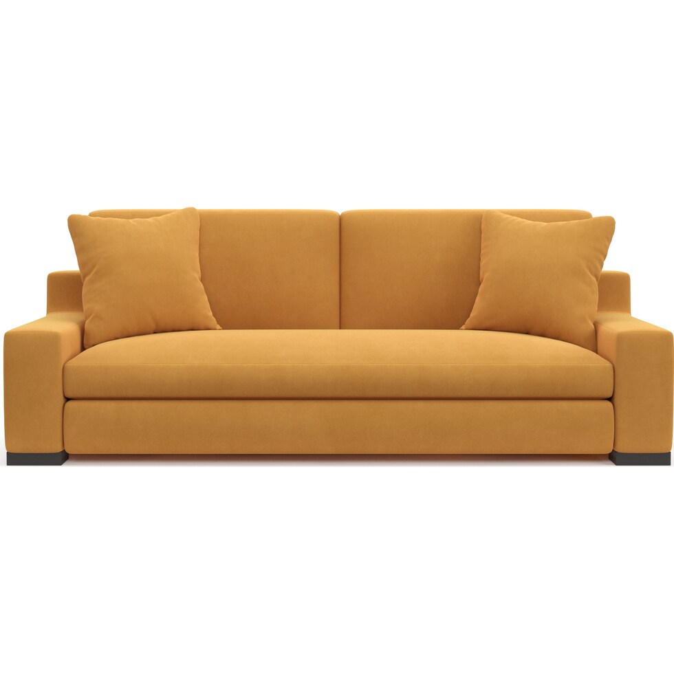 ethan yellow sofa   