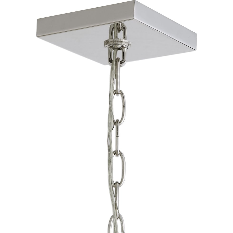 euclid silver pendant light   