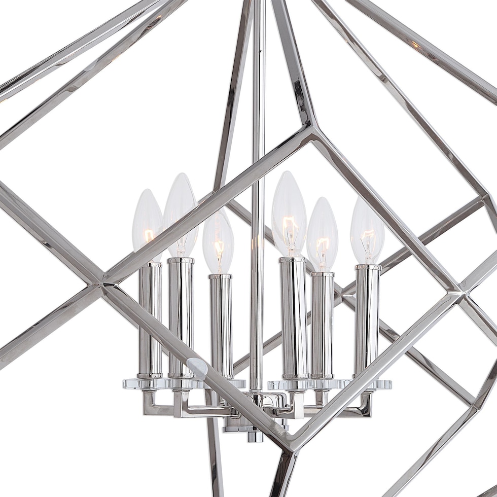 euclid silver pendant light   