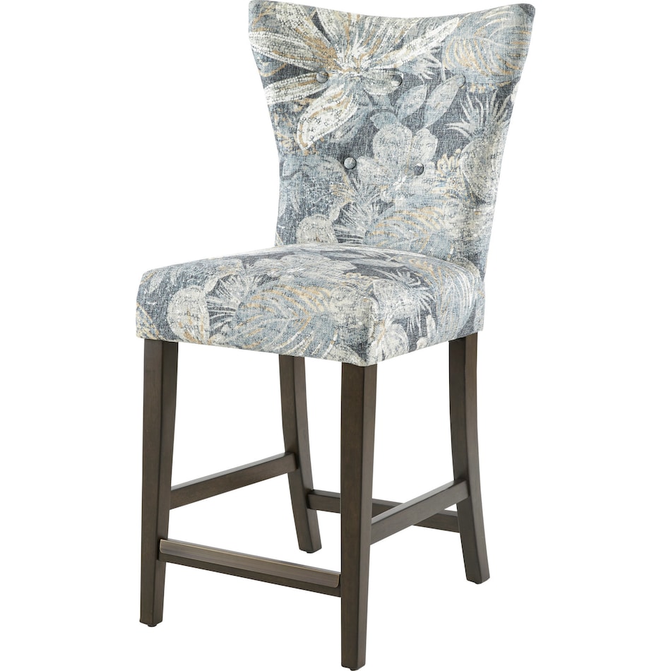 Eugene CounterHeight Stool Blue American Signature Furniture