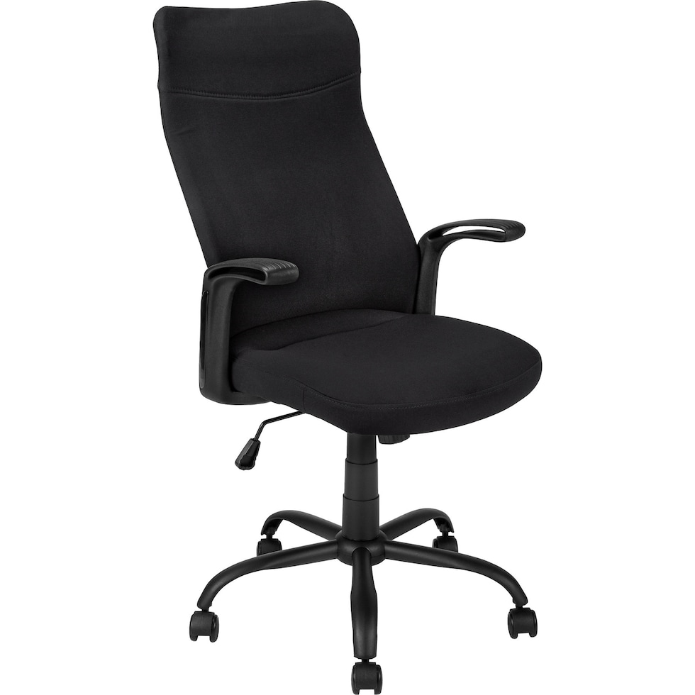 eunice black desk chair   