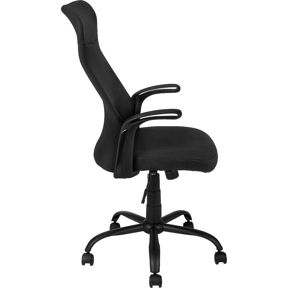 eunice black desk chair   