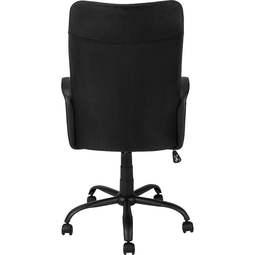 eunice black desk chair   