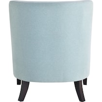 eva blue accent chair   