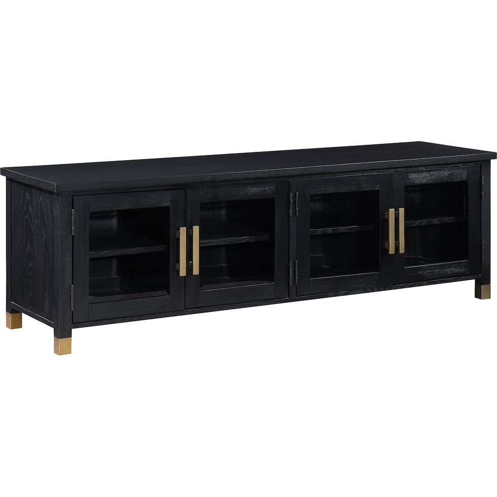 evangeline black tv stand   