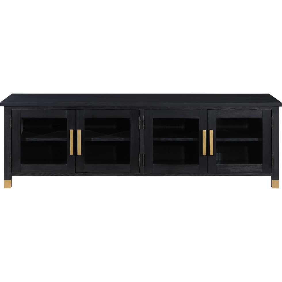 evangeline black tv stand   