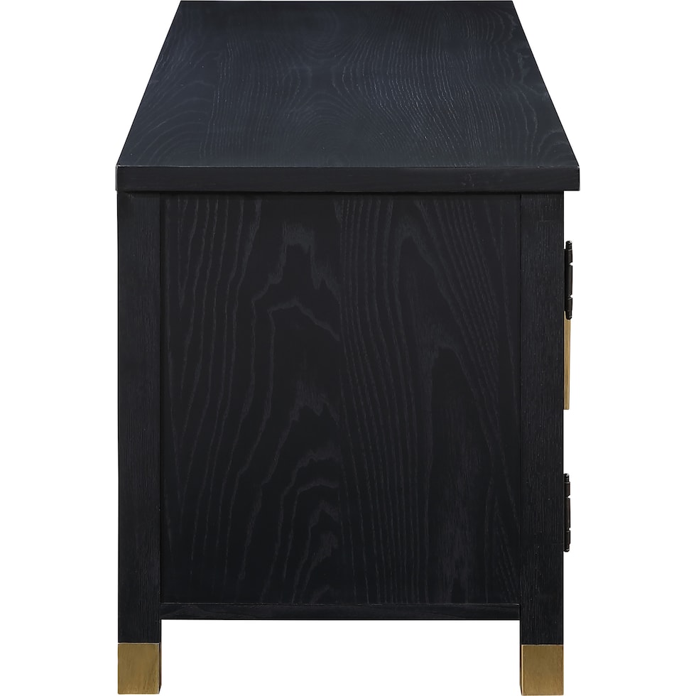 evangeline black tv stand   