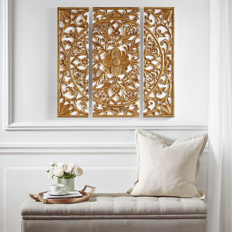 evangelista gold wall art   