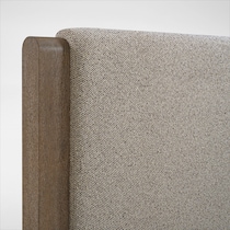 evans light brown  pc king bedroom   