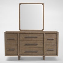 evans light brown  pc king bedroom   