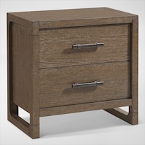 evans light brown  pc king bedroom   
