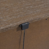 evans light brown  pc king bedroom   