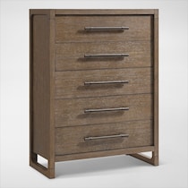 evans light brown chest   