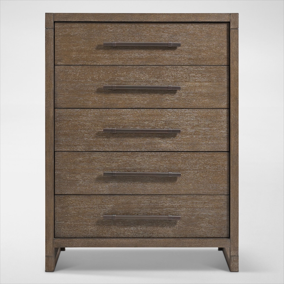 evans light brown chest   