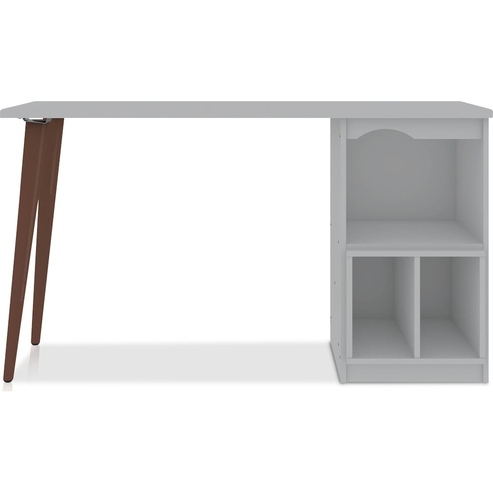 evanston white desk   