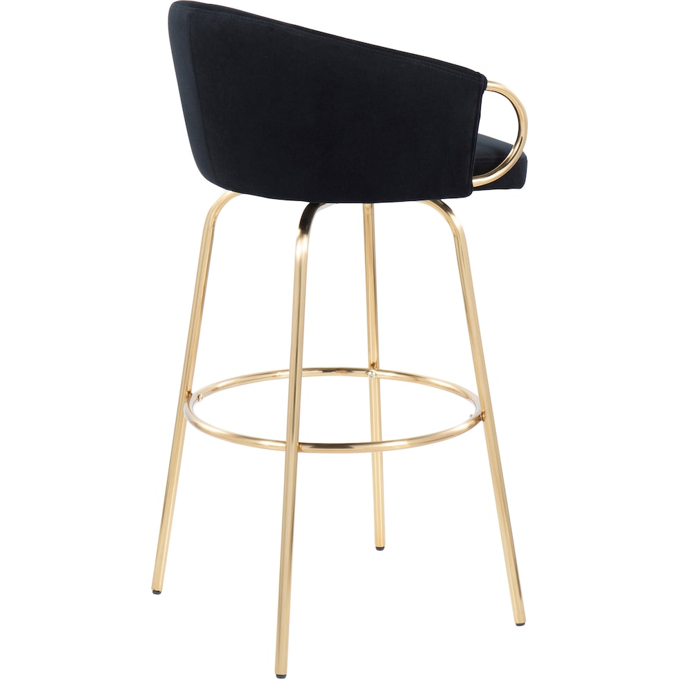 eve black bar stool   