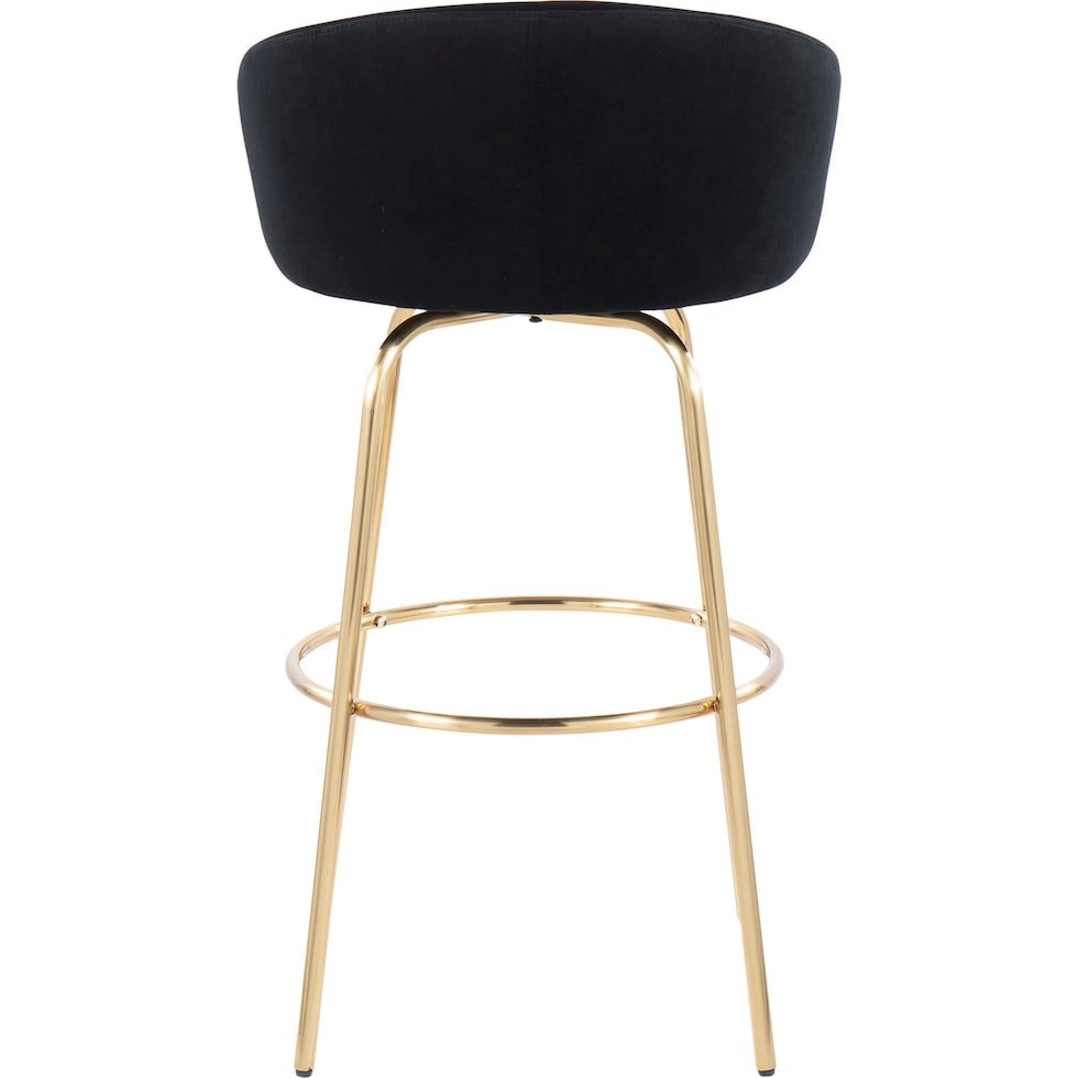 eve black bar stool   