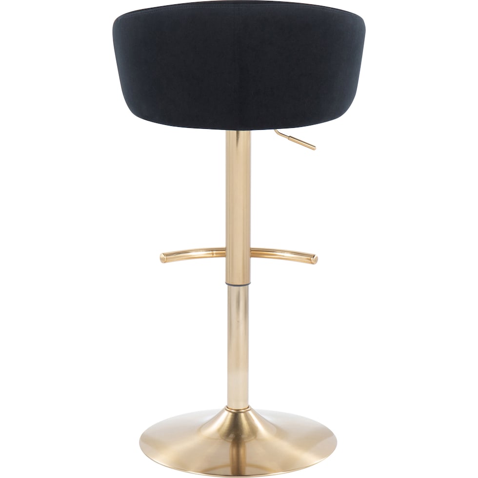 eve black bar stool   