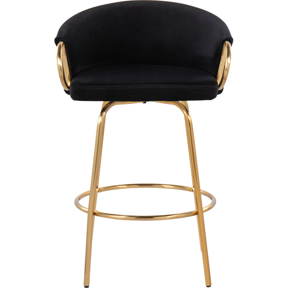eve black counter height stool   