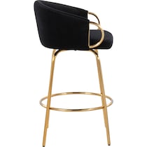 eve black counter height stool   