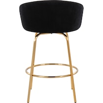 eve black counter height stool   