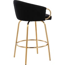 eve black counter height stool   