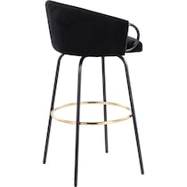 eve black counter height stool   