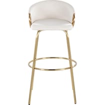 eve cream gold bar stool   