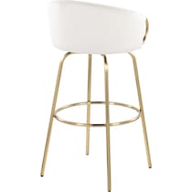 eve cream gold bar stool   