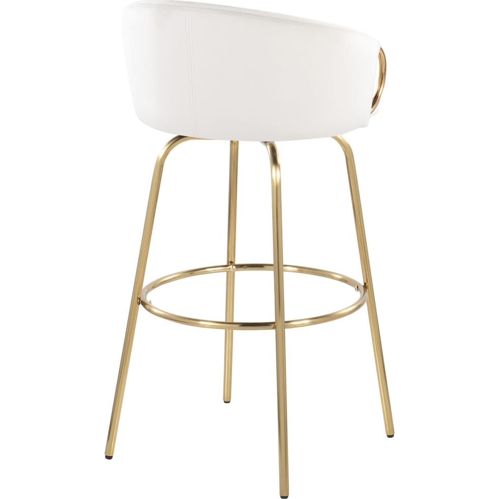 eve cream gold bar stool   