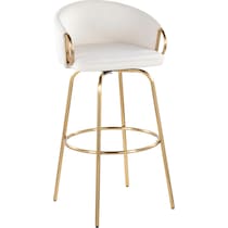 eve cream gold bar stool   