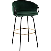 eve green bar stool   
