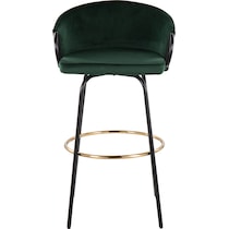 eve green bar stool   