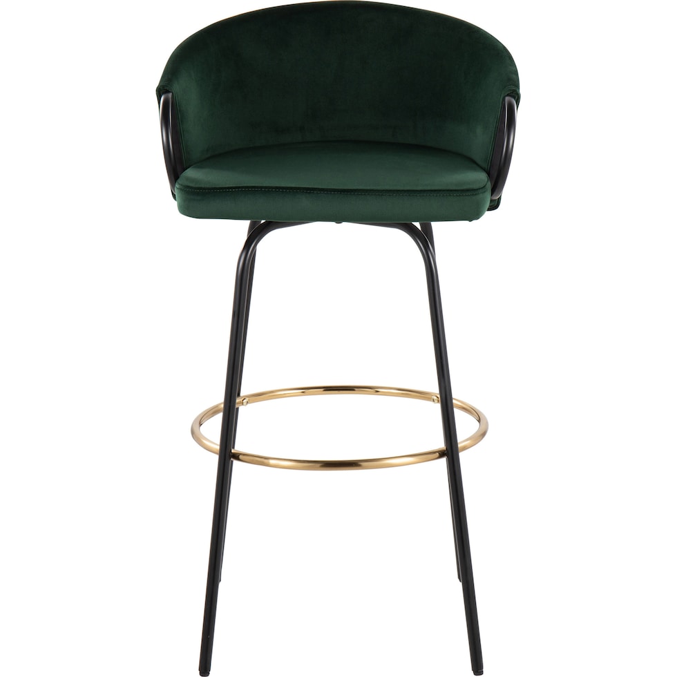eve green bar stool   