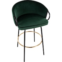 eve green bar stool   
