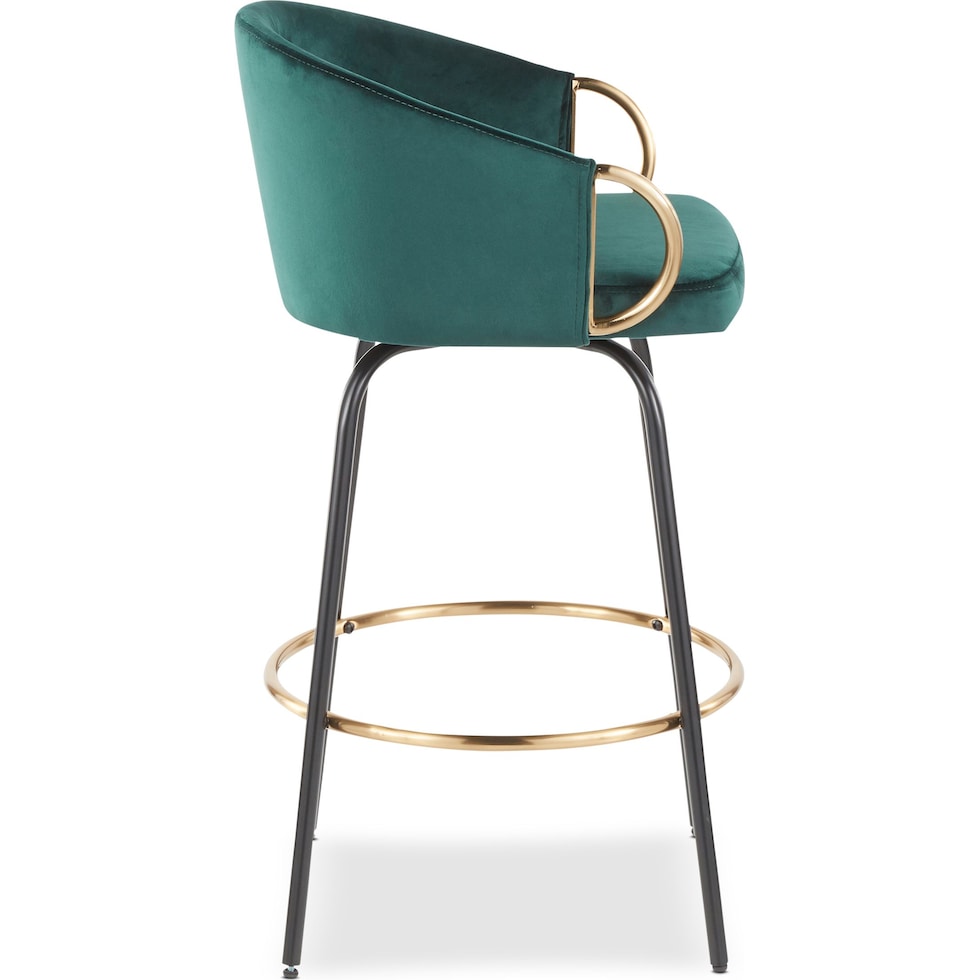 eve green counter height stool   